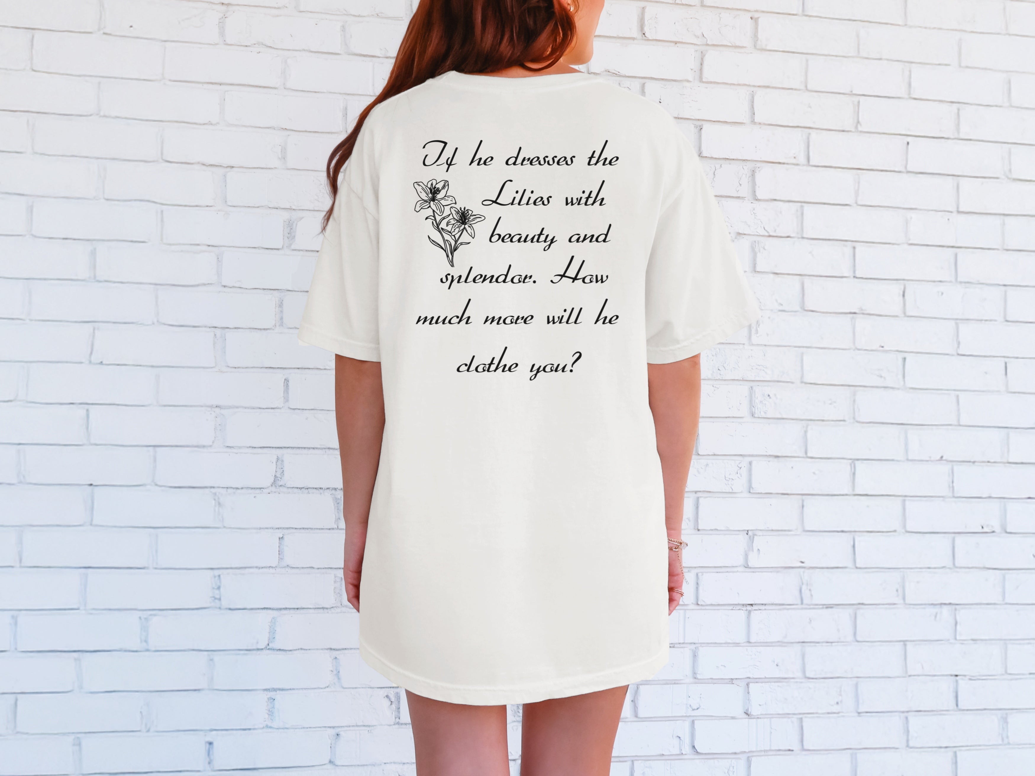 Lilies - Faith  Unisex Relaxed Fit T-Shirt