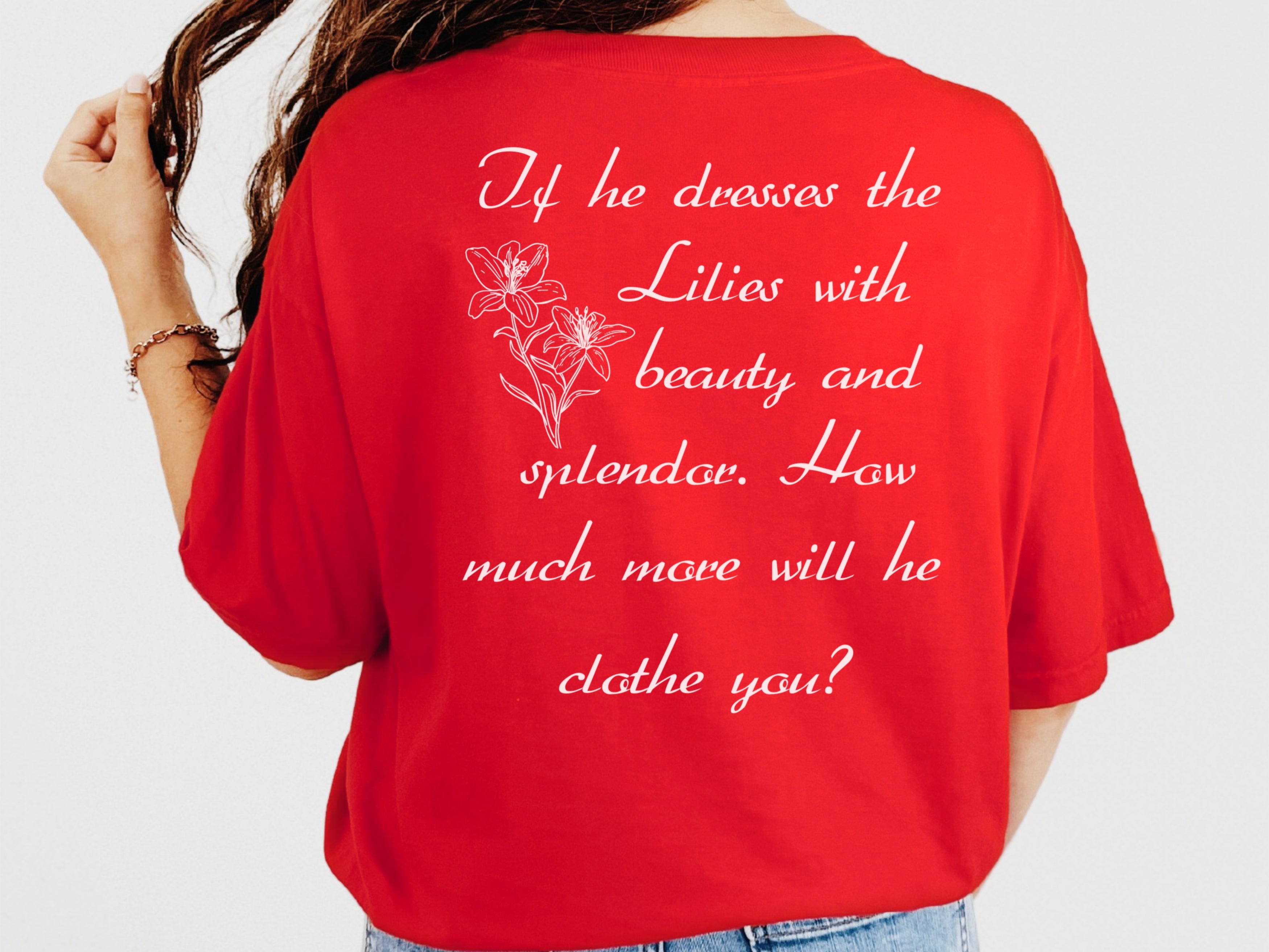 Lilies - Faith  Unisex Relaxed Fit T-Shirt