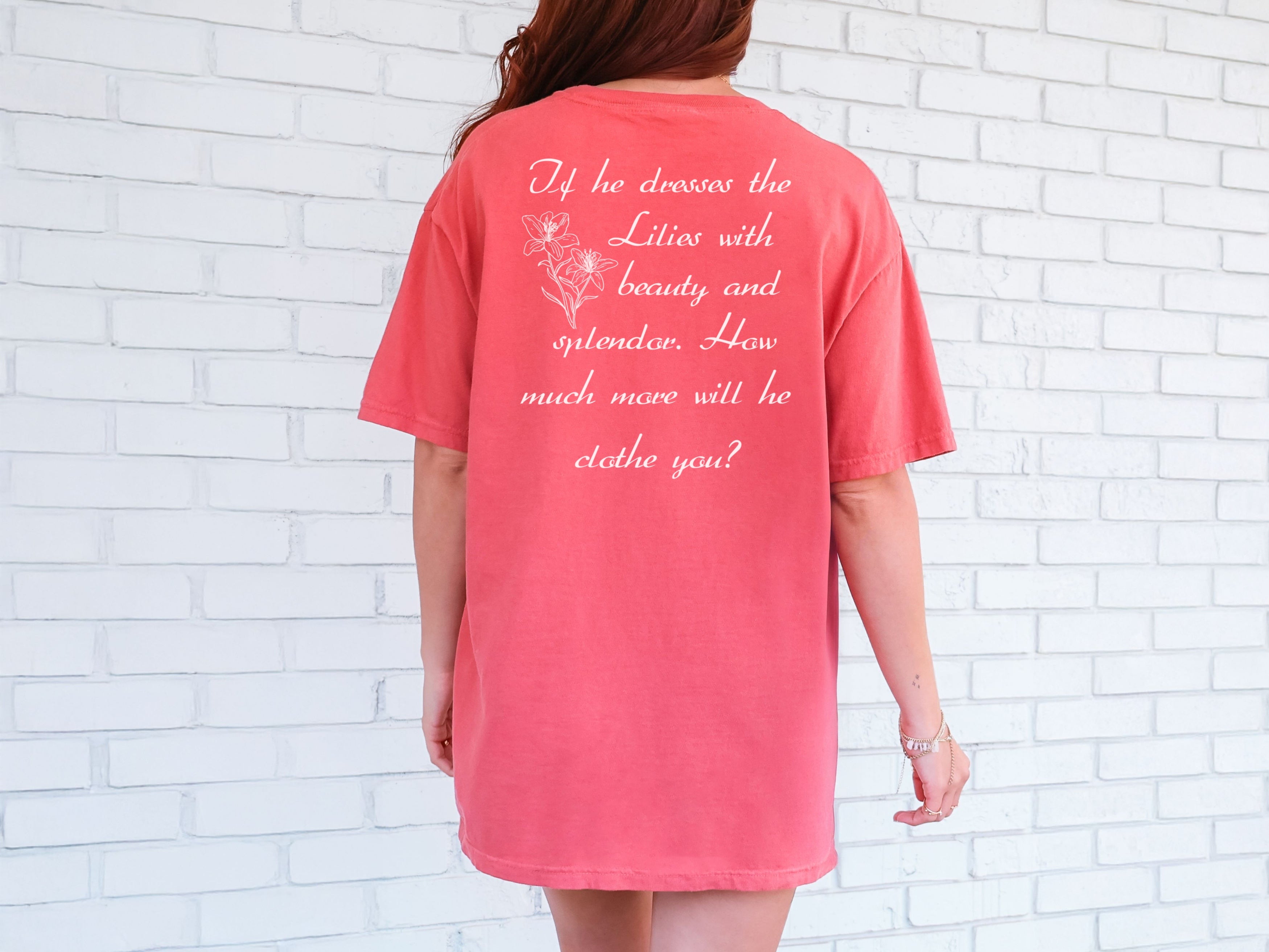 Lilies - Faith  Unisex Relaxed Fit T-Shirt