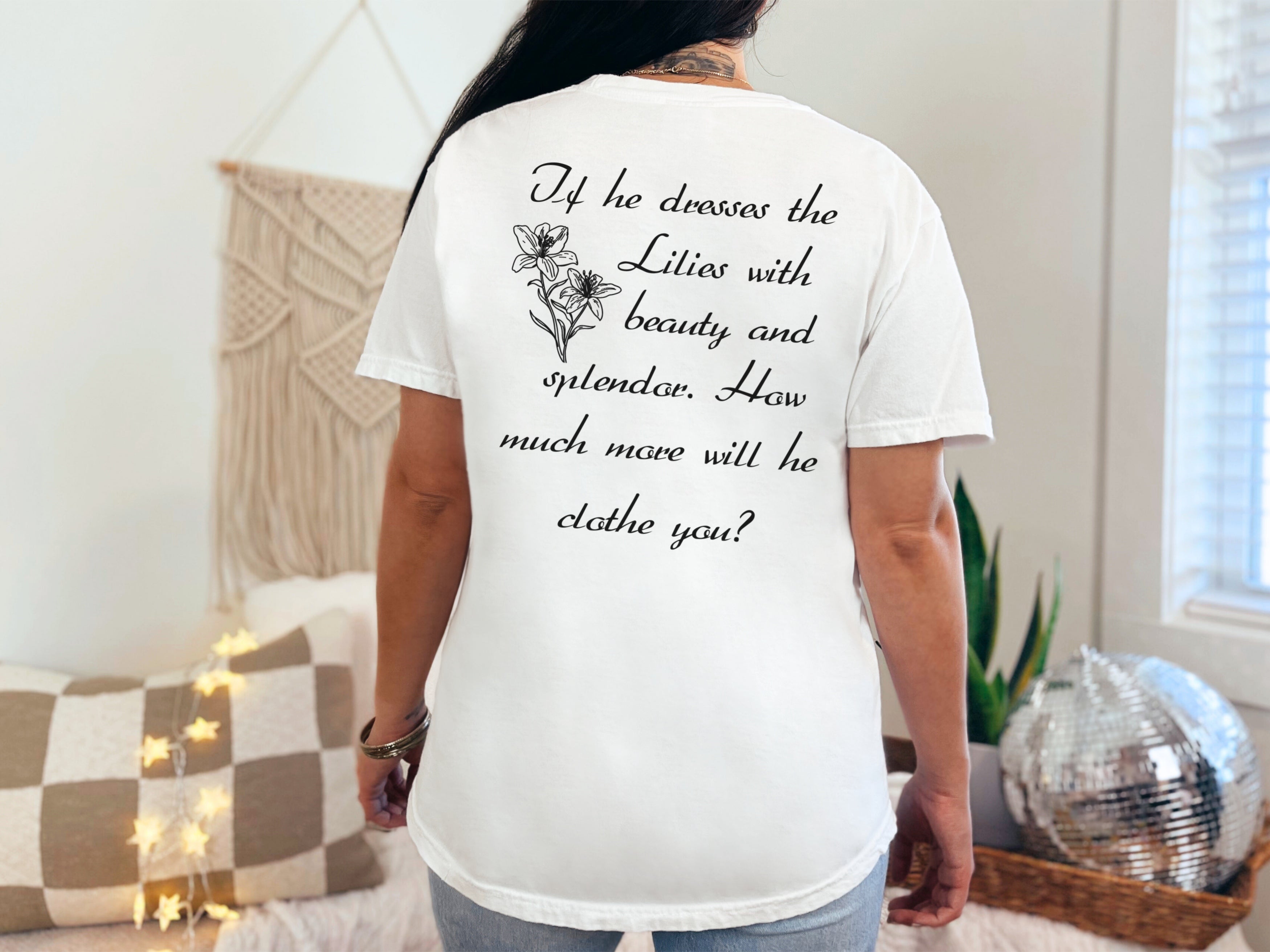 Lilies - Faith  Unisex Relaxed Fit T-Shirt