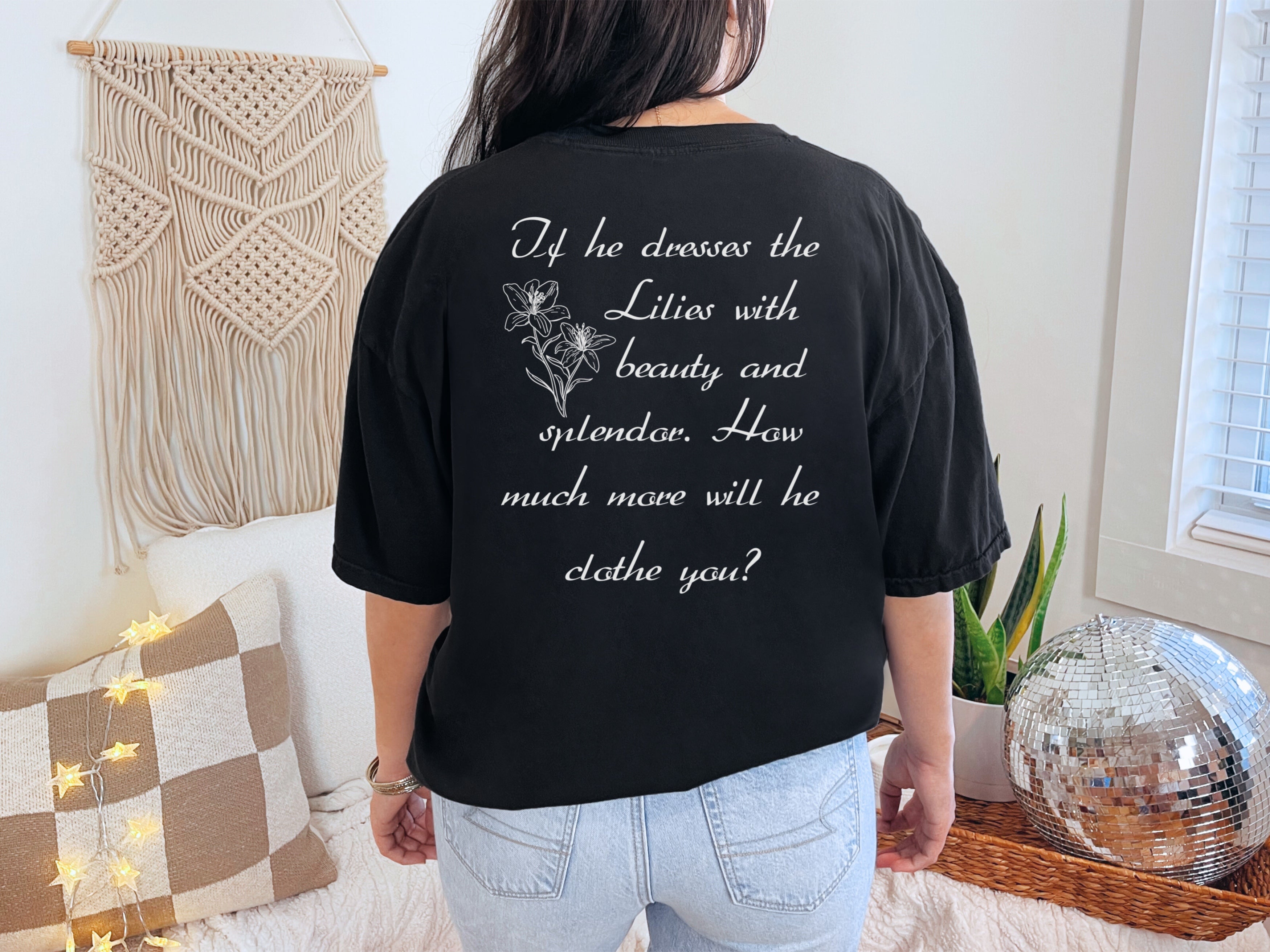Lilies - Faith  Unisex Relaxed Fit T-Shirt