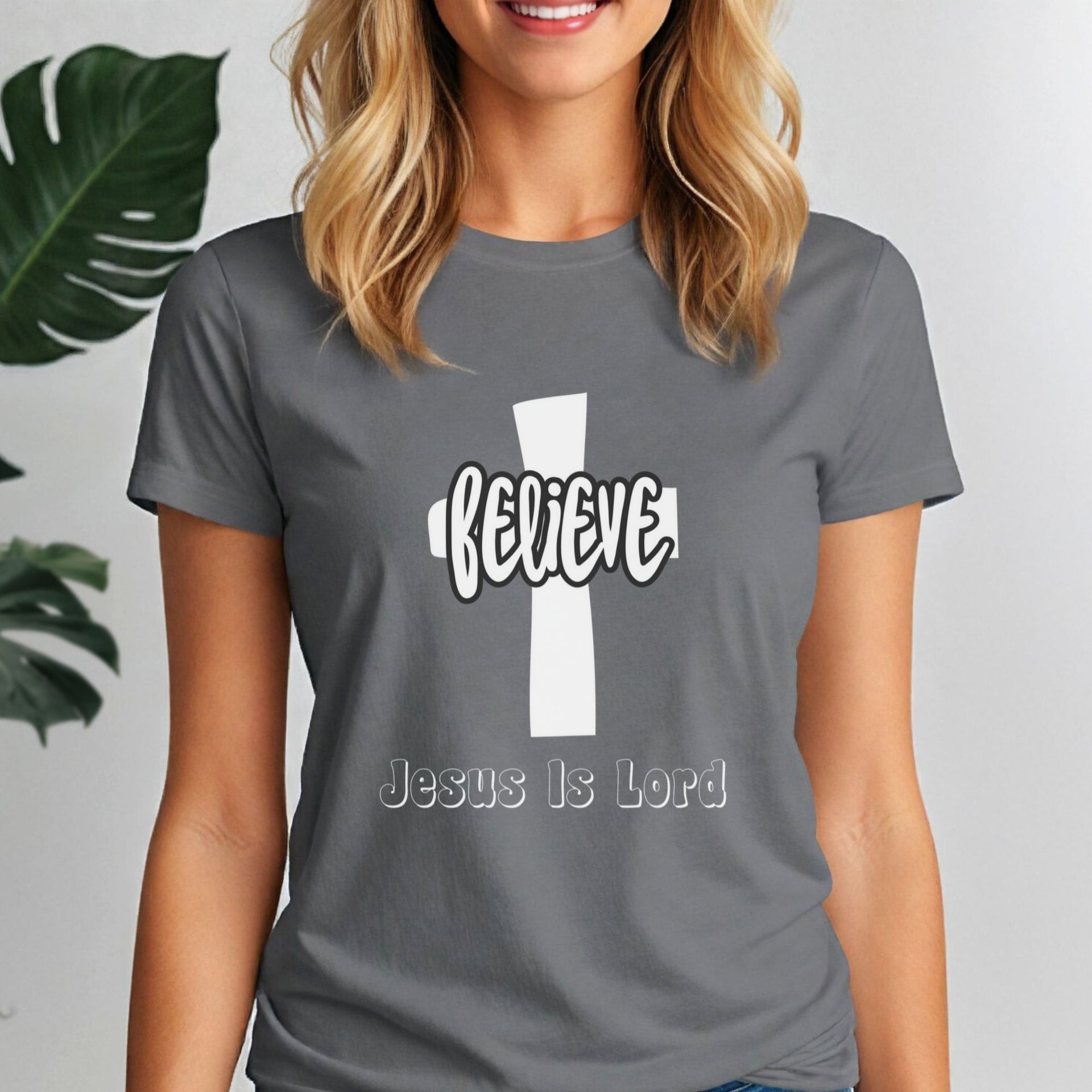 Believe Jesus is Lord Women's Tee - My Faith My Father