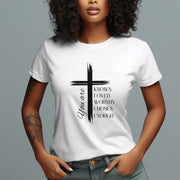 You Are Known Loved Worthy Chosen Enough Women's Tee - My Faith My Father