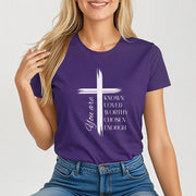 You Are Known Loved Worthy Chosen Enough Women's Tee - My Faith My Father