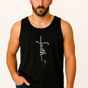 Faith +Cross Unisex Relaxed Fit Tank Top - My Faith My Father