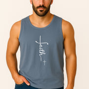 Faith +Cross Unisex Relaxed Fit Tank Top - My Faith My Father