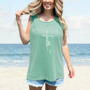 Faith +Cross Unisex Relaxed Fit Tank Top - My Faith My Father