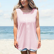 Faith +Cross Unisex Relaxed Fit Tank Top - My Faith My Father