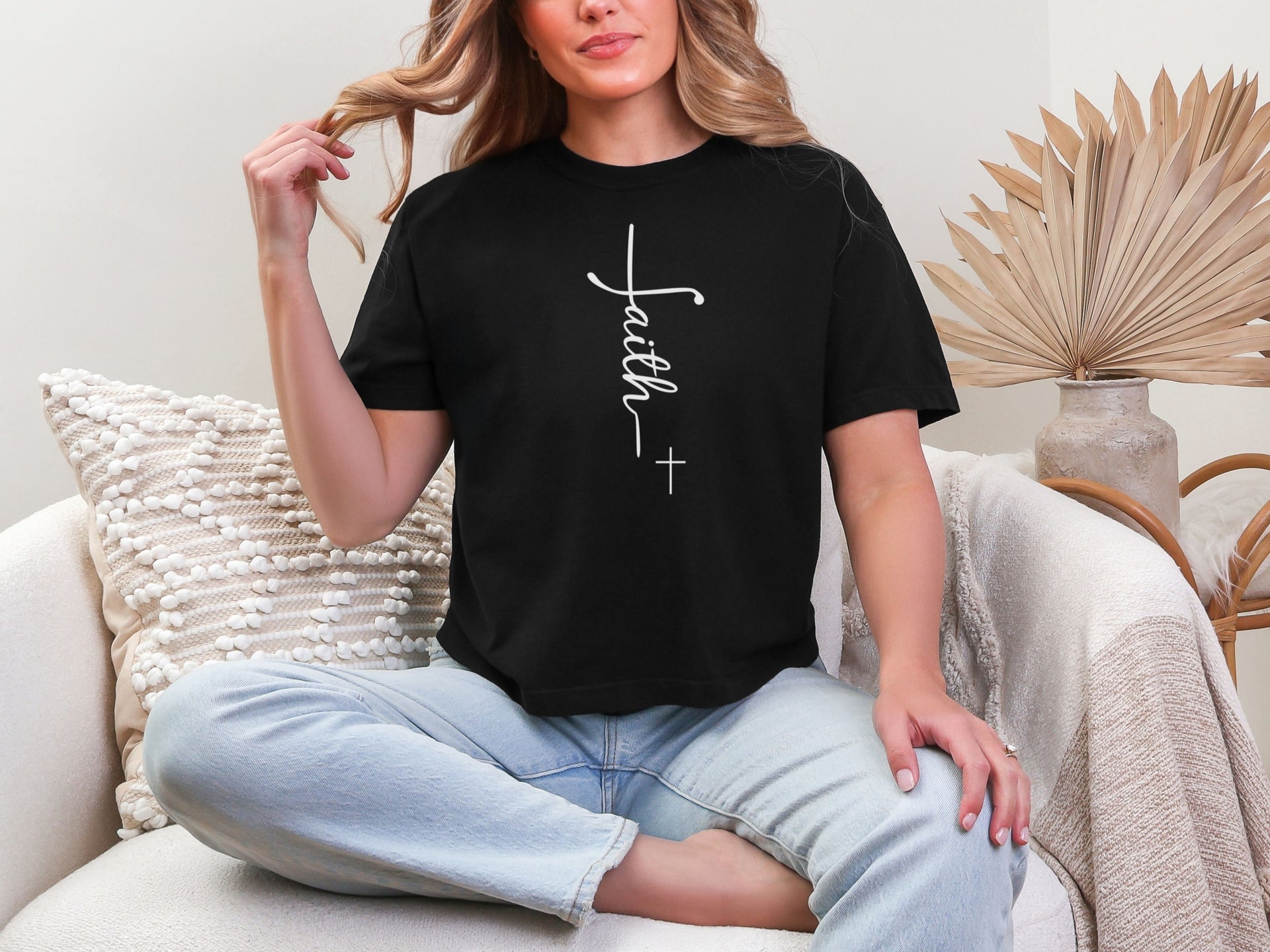 Faith + Cross Women's Boxy Tee - My Faith My Father