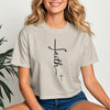 Faith + Cross Women's Crop Tee