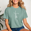 Faith + Cross Women's Crop Tee