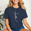 Faith + Cross Women's Crop Tee