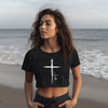 Cross With Faith Women's Crop Tee