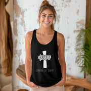 Believe Jesus Is Lord Flowy Racerback Tank Top - My Faith My Father