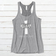 Believe Jesus Is Lord Flowy Racerback Tank Top - My Faith My Father