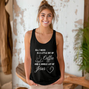 All I Need Women's Flowy Racerback Tank Top - My Faith My Father