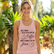 All I Need Women's Flowy Racerback Tank Top - My Faith My Father