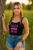 Faith Over Fear Women's Spaghetti Strap Tank Top - My Faith My Father