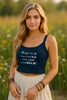 Accept What Is Women's Spaghetti Strap Tank Top - My Faith My Father