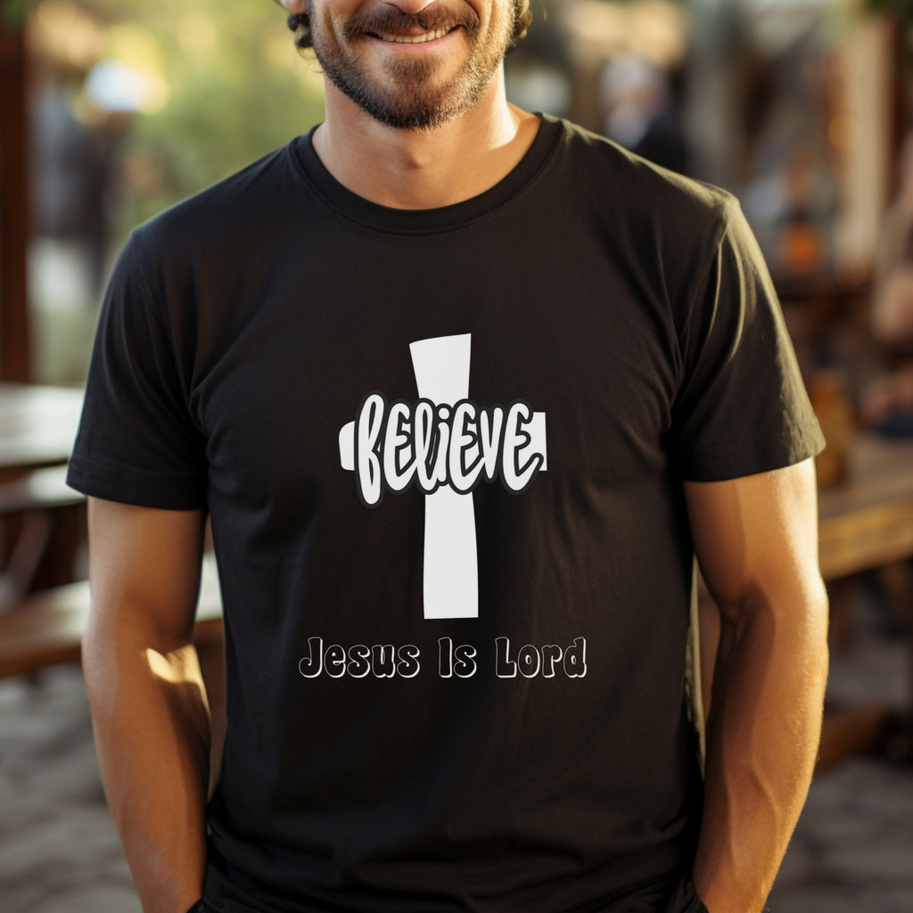 Believe Jesus Is Lord Unisex Relaxed Fit T-Shirt