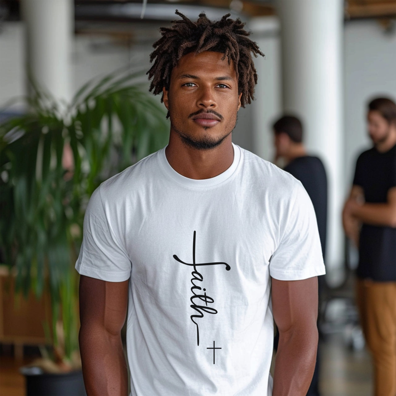 Faith + Cross Unisex Relaxed Fit T-Shirt - My Faith My Father