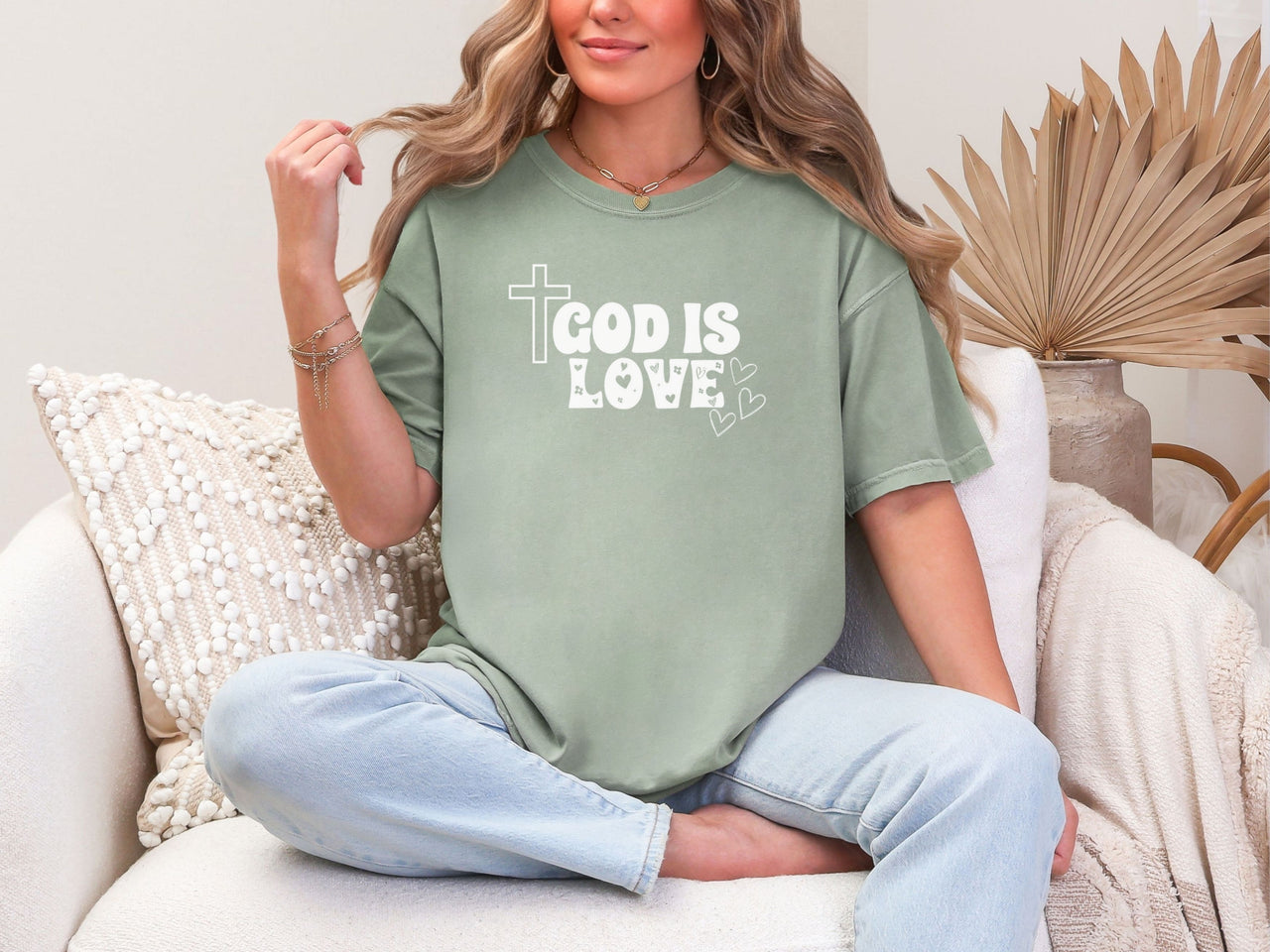 God Is Love Unisex Relaxed Fit T-Shirt - My Faith My Father