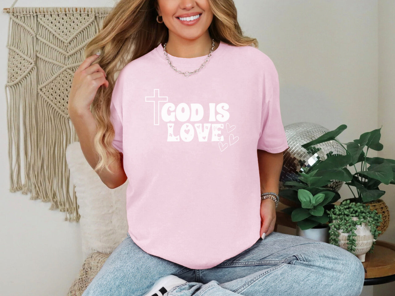 God Is Love Unisex Relaxed Fit T-Shirt - My Faith My Father
