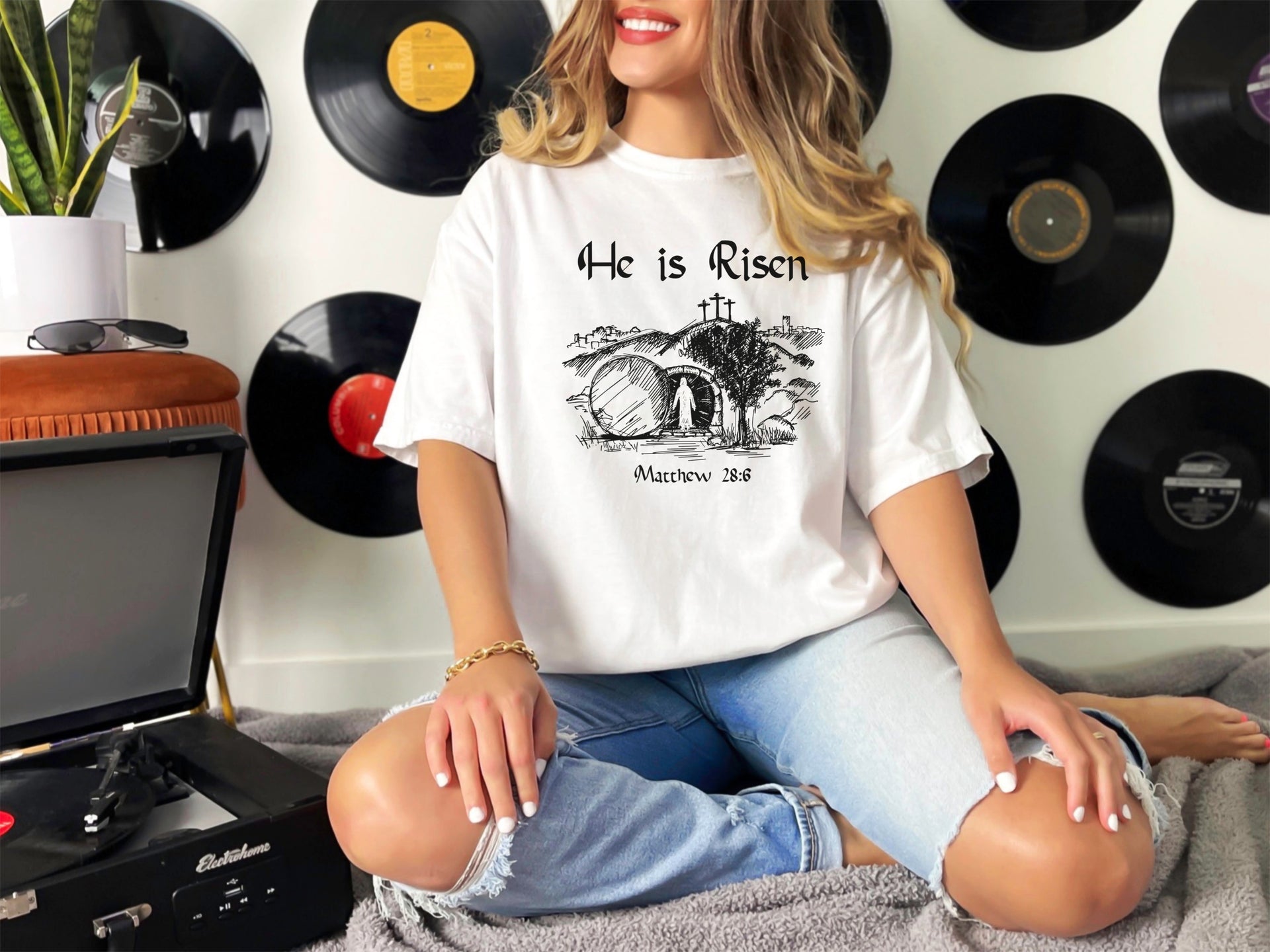 He is Risen Unisex Relaxed Fit T-Shirt - My Faith My Father