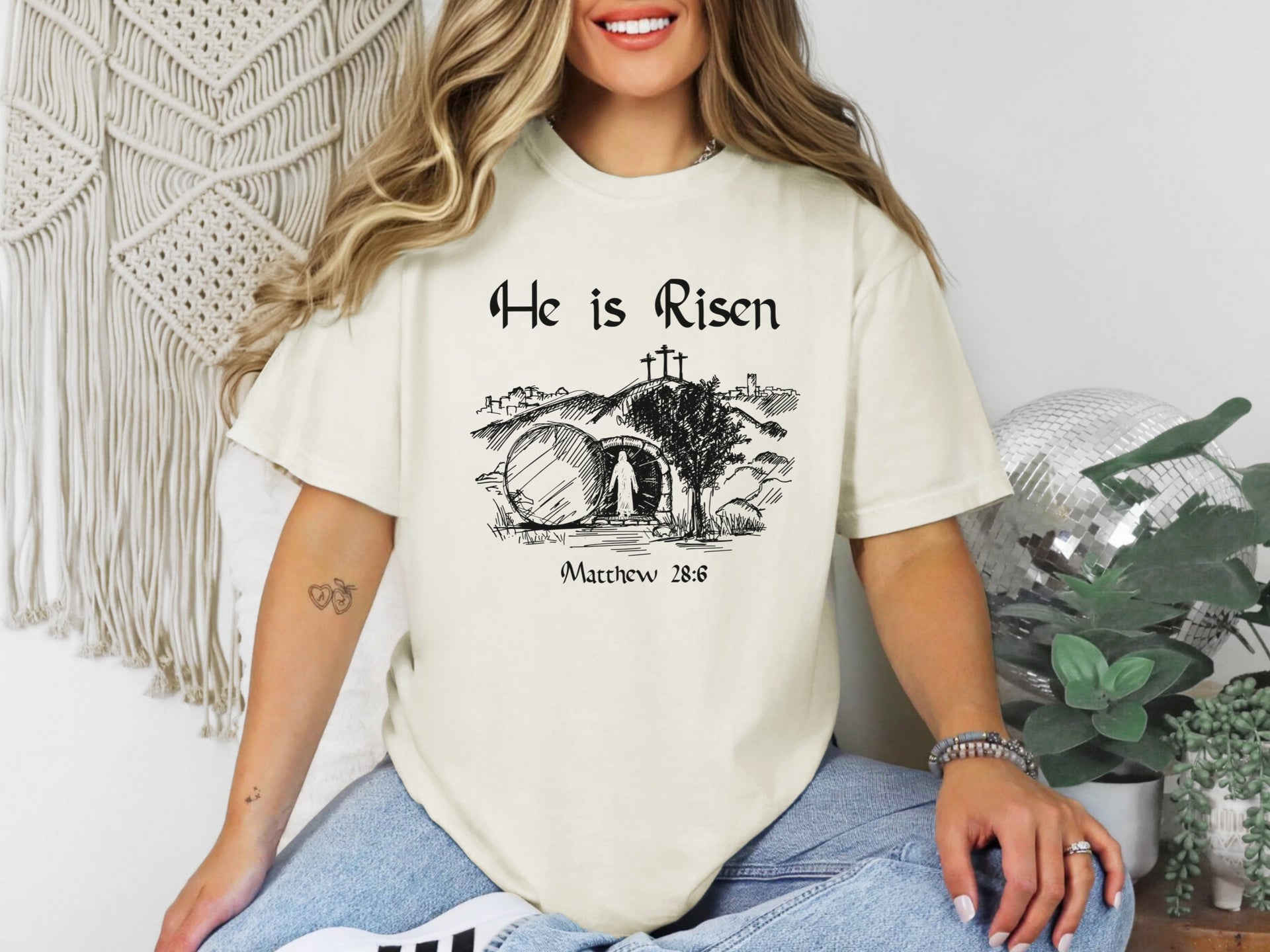 He is Risen Unisex Relaxed Fit T-Shirt - My Faith My Father