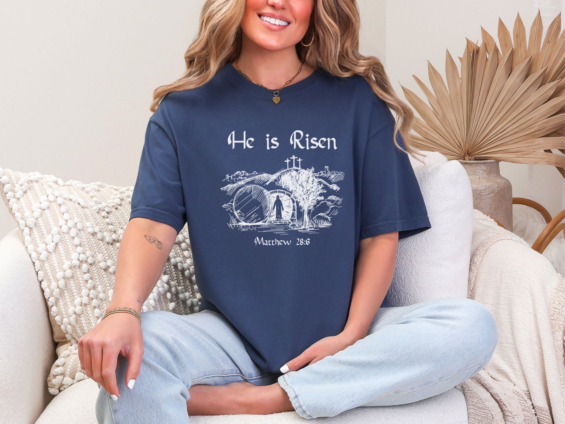 He is Risen Unisex Relaxed Fit T-Shirt - My Faith My Father