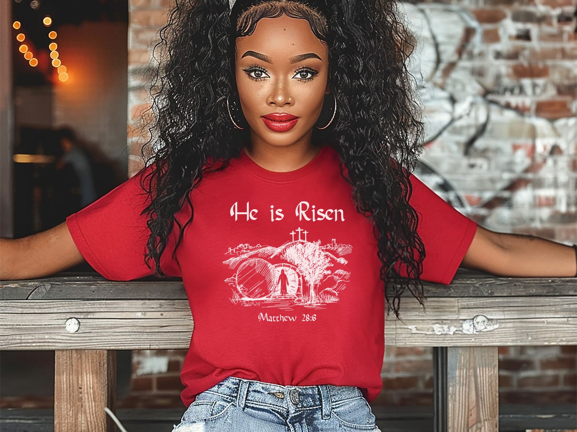 He is Risen Unisex Relaxed Fit T-Shirt - My Faith My Father