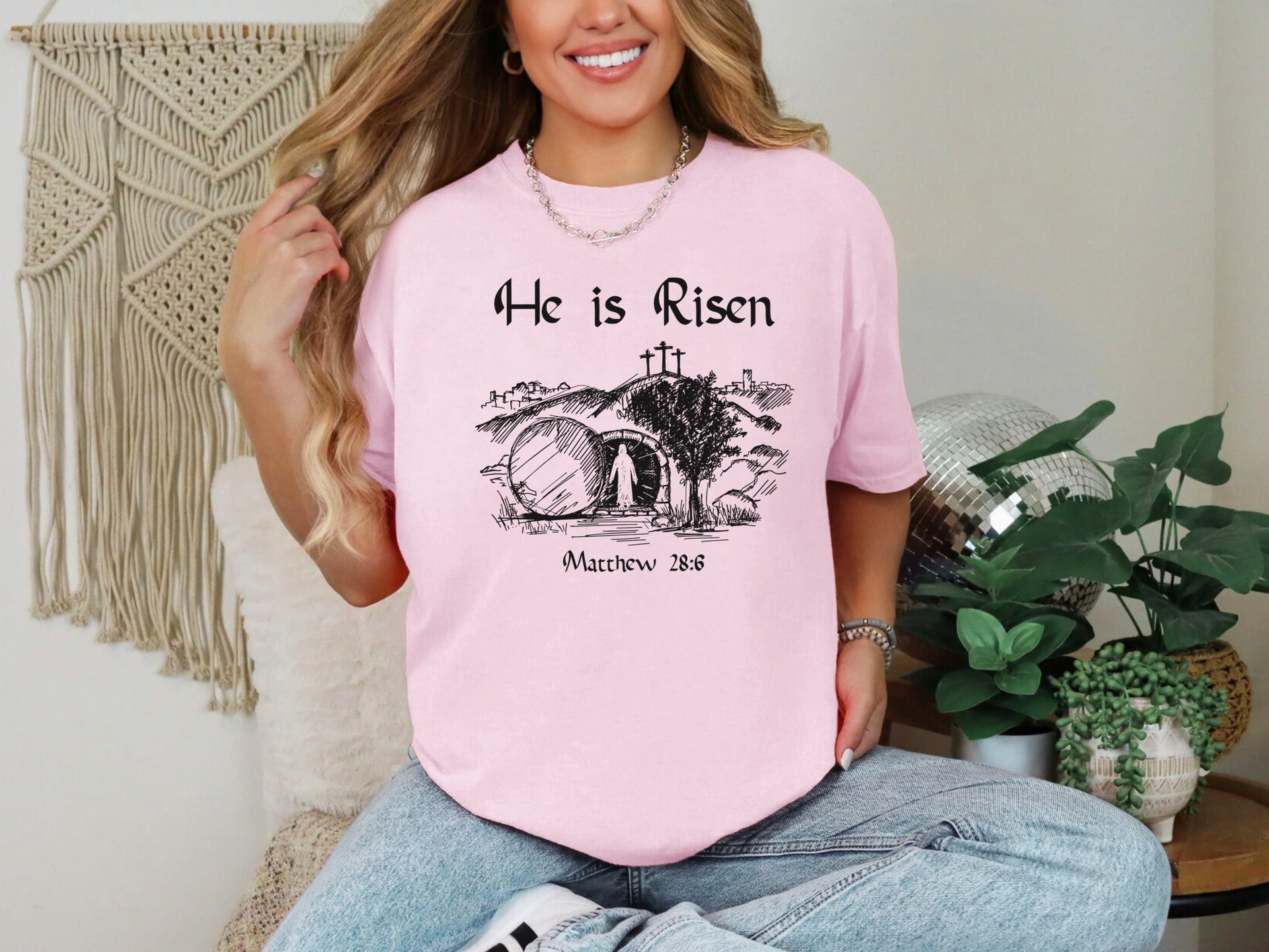 He is Risen Unisex Relaxed Fit T-Shirt - My Faith My Father