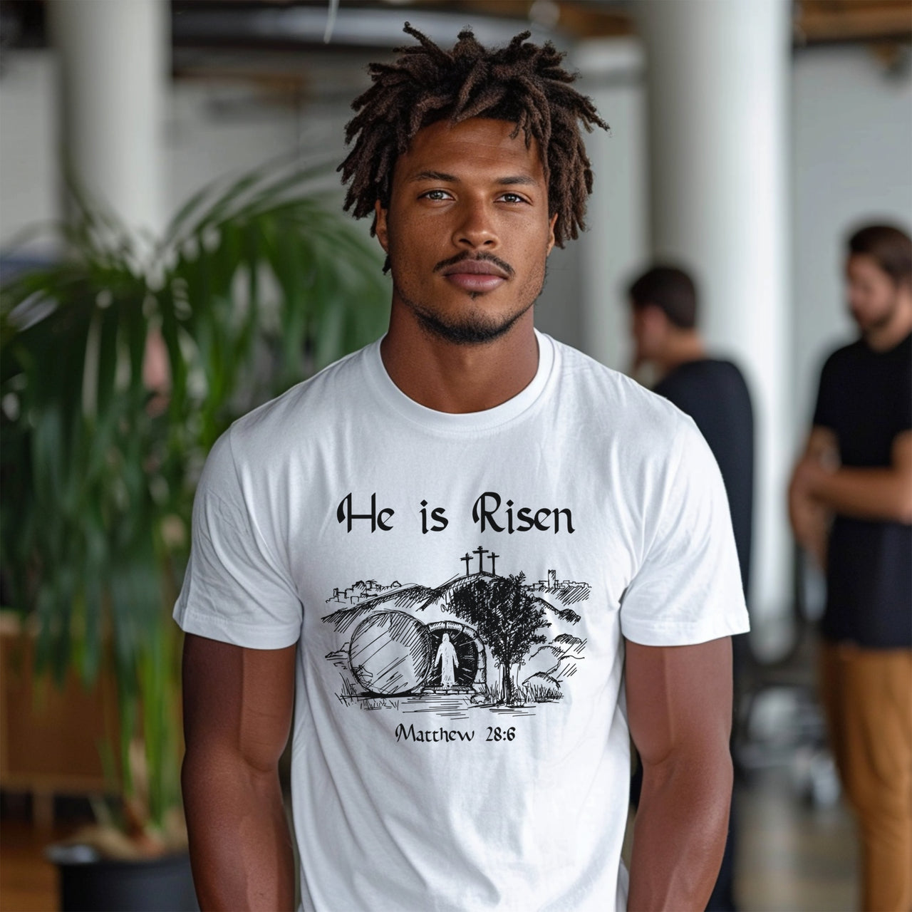 He is Risen Unisex Relaxed Fit T-Shirt - My Faith My Father