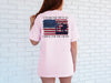 I Stand for the Flag, Kneel for the Cross Unisex Relaxed Fit T-Shirt