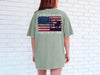 I Stand for the Flag, Kneel for the Cross Unisex Relaxed Fit T-Shirt