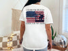 I Stand for the Flag, Kneel for the Cross Unisex Relaxed Fit T-Shirt