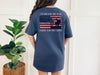 I Stand for the Flag, Kneel for the Cross Unisex Relaxed Fit T-Shirt