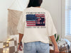 I Stand for the Flag, Kneel for the Cross Unisex Relaxed Fit T-Shirt
