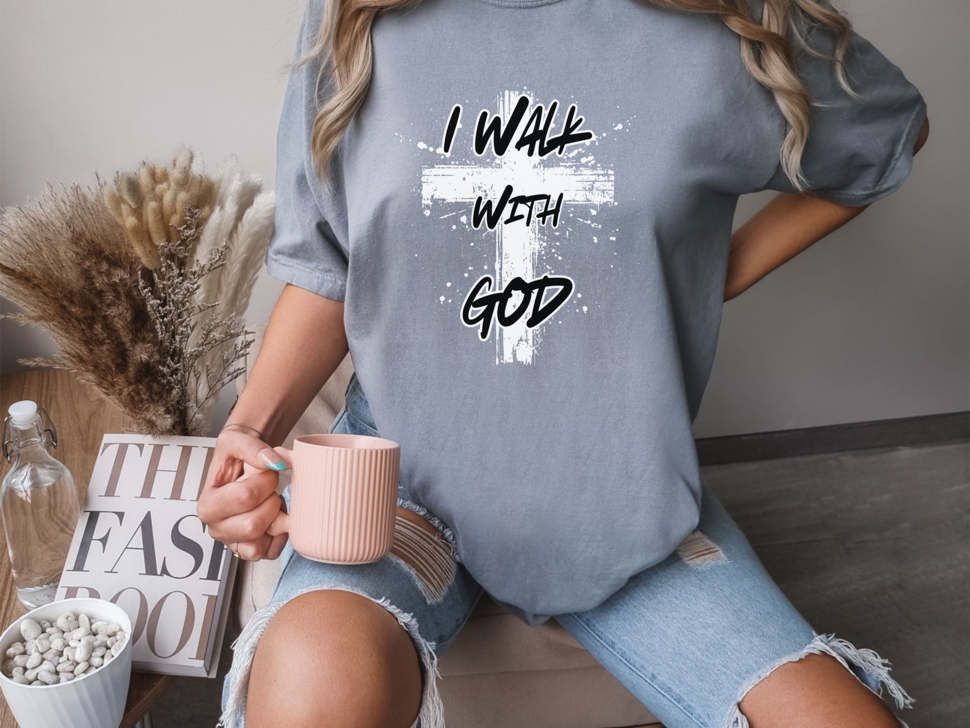 I Walk With God Unisex Relaxed Fit T-Shirt - My Faith My Father