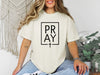 Pray +Cross Unisex Relaxed Fit T-Shirt