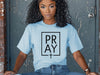 Pray +Cross Unisex Relaxed Fit T-Shirt