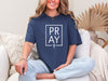 Pray +Cross Unisex Relaxed Fit T-Shirt