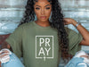 Pray +Cross Unisex Relaxed Fit T-Shirt