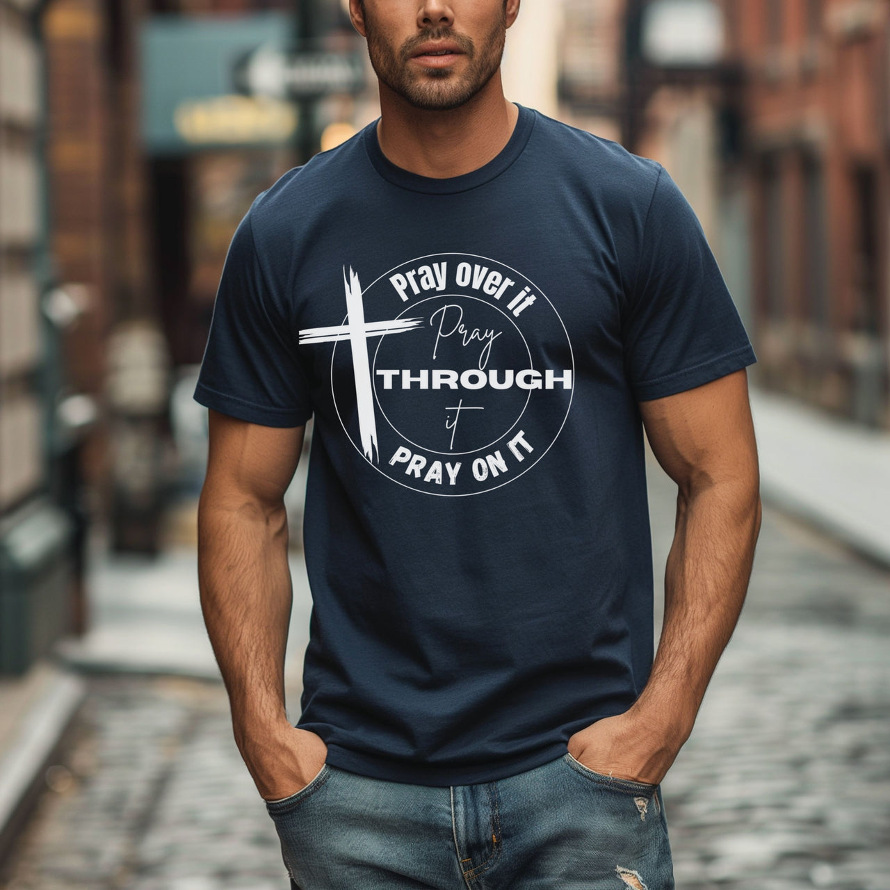 Pray Over It Unisex Relaxed Fit T-Shirt - My Faith My Father