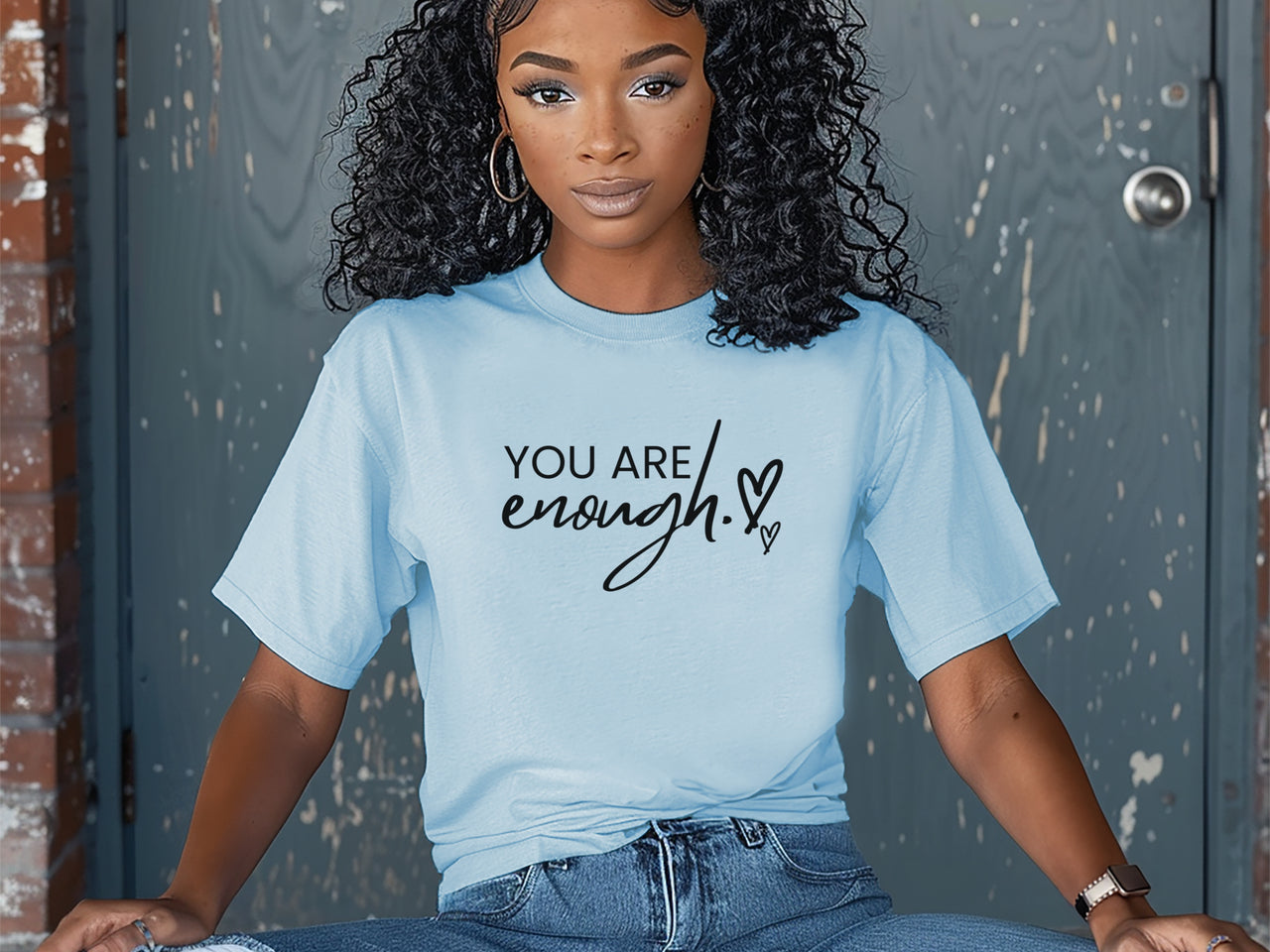 You Are Enough Unisex Relaxed Fit T-Shirt - My Faith My Father