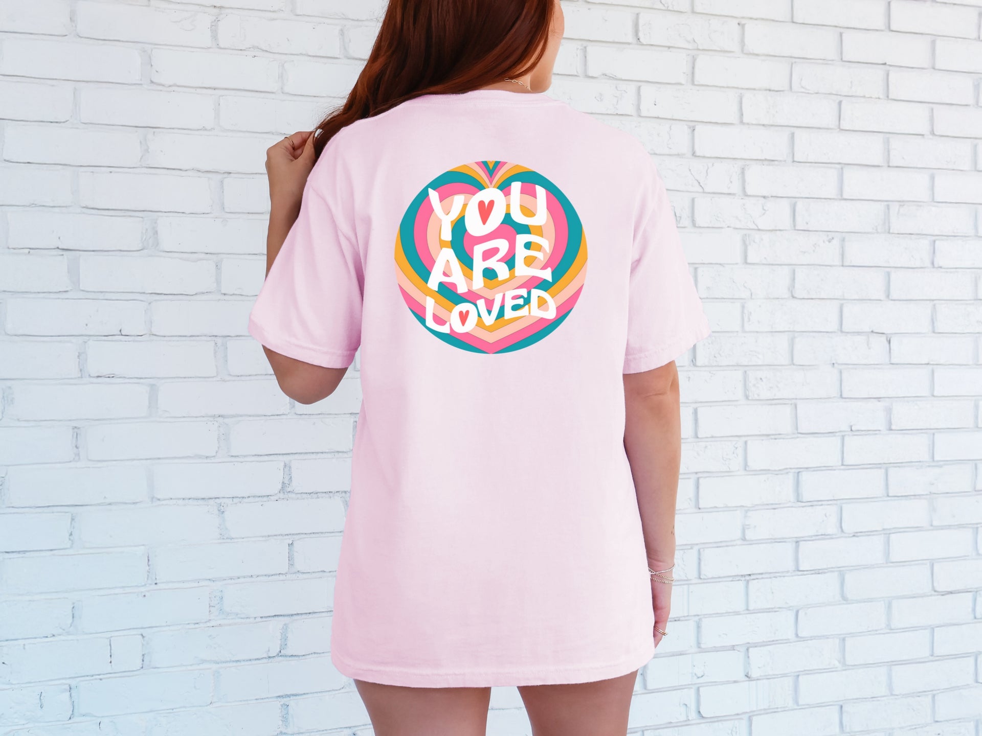 You Are Loved Retro Unisex Relaxed Fit T-Shirt - My Faith My Father