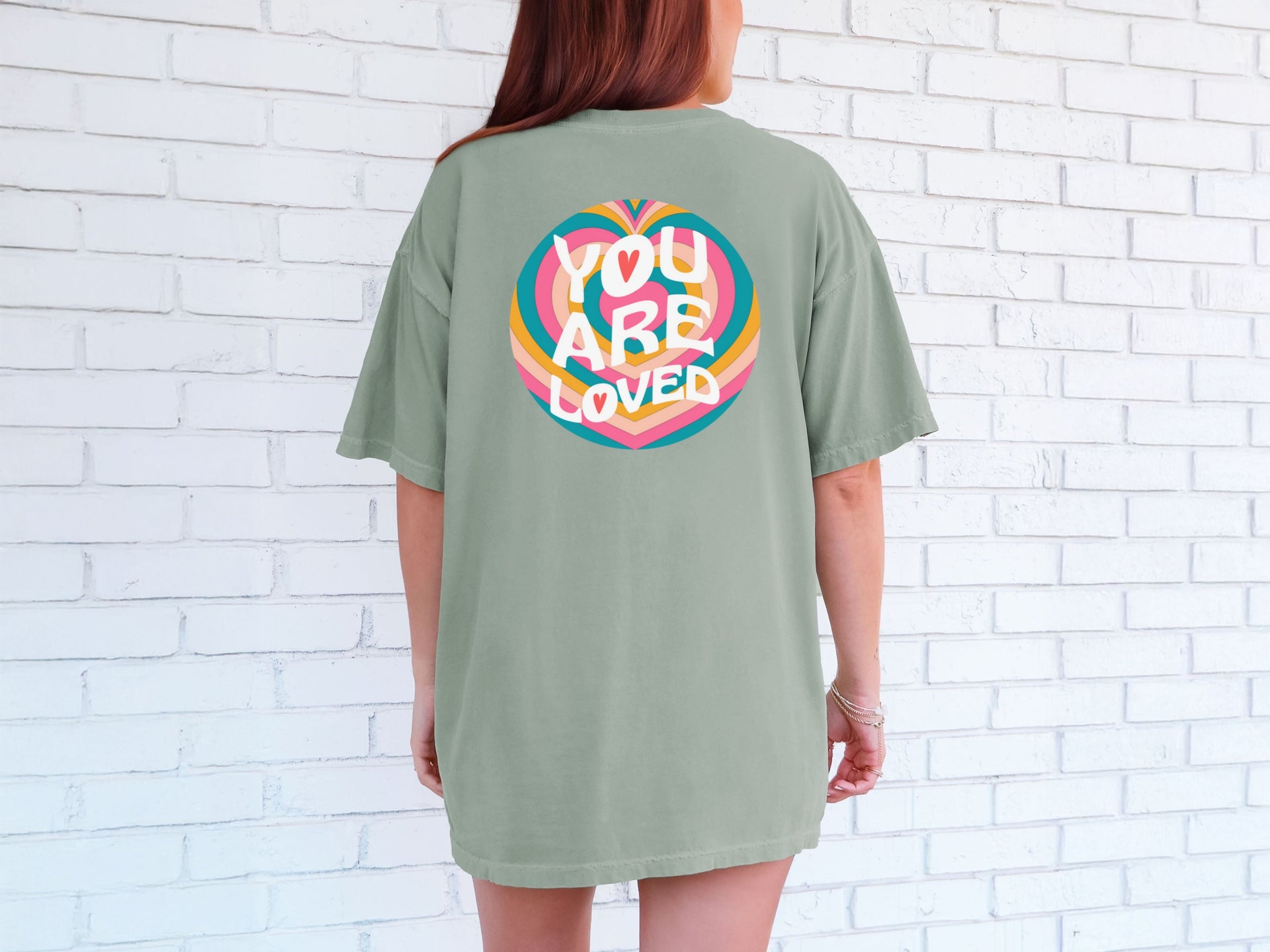 You Are Loved Retro Unisex Relaxed Fit T-Shirt - My Faith My Father