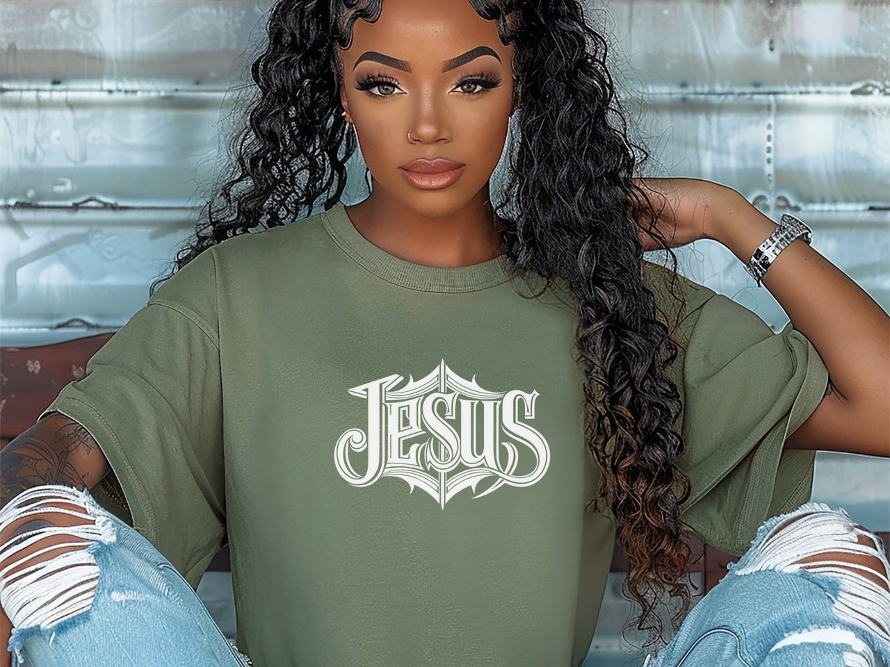 Jesus Unisex Relax Fit T-Shirt - My Faith My Father
