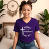 Pray Over It, Pray On It, Pray Through It Unisex V-Neck T-Shirt