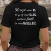 Accept What Is Unisex V-Neck Tee